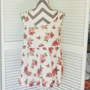 Rose Floral Tank Top